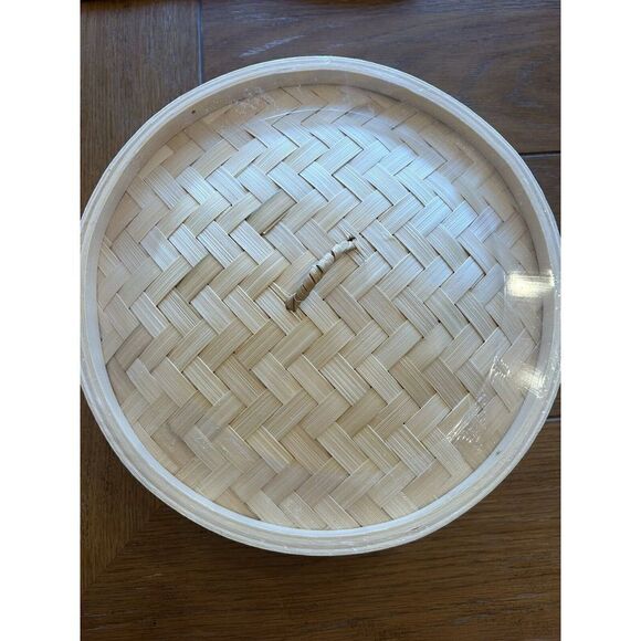 CROFTON 100% BAMBOO STEAMER 2 Piece Set 10" Diameter Instructions NEW IN SEAL - Picture 3 of 7